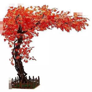 Decorative Flowers & Wreaths Artificial Big Tree Landscape Ficus Microcarpa Greenery Plant Store Decoration Scenery Flower maple ginkgo tree