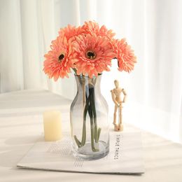 Decoratieve bloemen kransen kunstmatige tak gerbera papier lage prijs Thanksgiving Home decorating kant