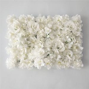 Couronnes de fleurs décoratives fleur artificielle mur toile de fond romantique bricolage couleur blanche décoration de mariage fête d'anniversaire boutique panneaux de fenêtre décor 230825