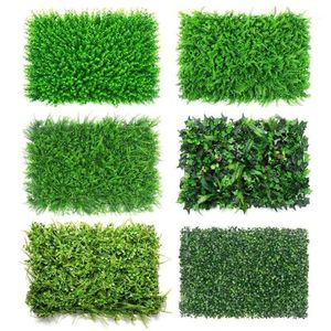 Decoratieve Bloemen Kransen Kunstgras Gazon Turf Simulatie Planten Landschapsarchitectuur Muur Decor Groene Plastic Deur Winkel Afbeelding Bac257Y