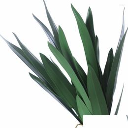 Decoratieve bloemen kransen kunstmatige planten gladiolus bladeren orc stengel huis gras gras nep plant greens planta kamer decor drop leveren dhxsk