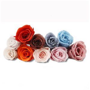 Flores decorativas Guirnaldas B Grado 2-3 cm Preservado Cabeza de rosa fresca Floral Natural Largo Último Multi Color Rosa Flores Material floral Madre Novia Regalo 230726