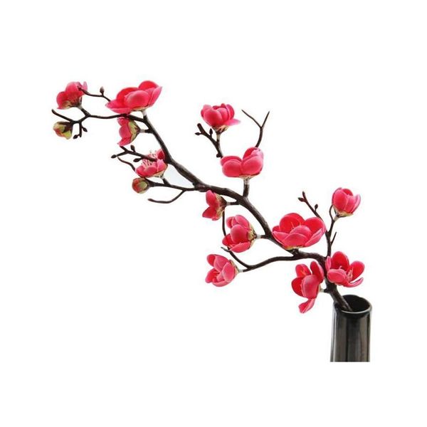 Couronnes de fleurs décoratives style chinois branche séchée petite fleur de prunier fleur de cerisier fleur de mariage artificielle décoration de fête à la maison Dr Otogp