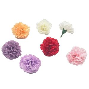 Couronnes de fleurs décoratives Couronnes de fleurs décoratives 50 pièces 4 cm Mini œillet Mère Enseignants Jour Thanksgiving Cadeau Bouquet Packagi Dhtwh