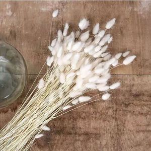 Decoratieve bloemen kransen Gedroogde bloemen Wit Pampas Grass Zwart konijnenstaart 220823