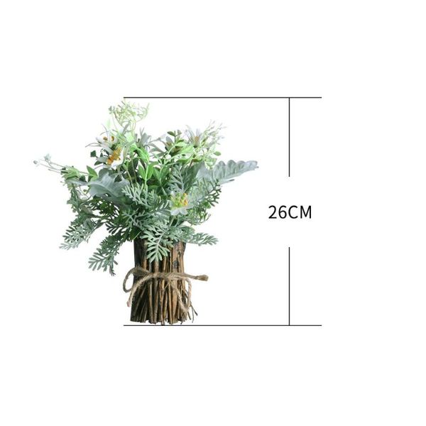 Fleurs décoratives couronnes goutte bambou cravate Simulation fleur mixte en pot transfrontalier nordique plante bonsaï artisanat