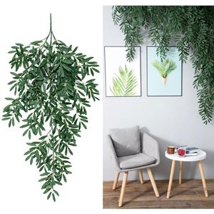 Decoratieve bloemen kransen huizen tuin decoratie groene muur hangende bruiloft balkon olijfblad feest plafond kunstmatige plant woonkamer