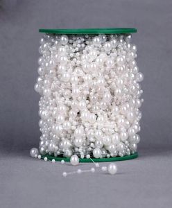 Fleurs décoratives couronnes mètres artificiels de perles de perles chaîne garland bricolage de mariage favor