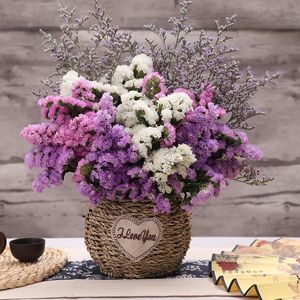 Décoratif Fleurs Couronnes Moderne Vase Rotin Fleur Panier Salon Décoration Naturel Séché Bundle Décor À La Maison De Mariage