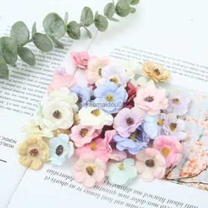 Couronnes De Fleurs Décoratives Multicolore 3cm Tête De Fleur De Jasmin Mini Marguerite Artificielle Pour Mariage Décoration De La Maison Guirlande De Noël Scrapbooking Artisanat HKD230818