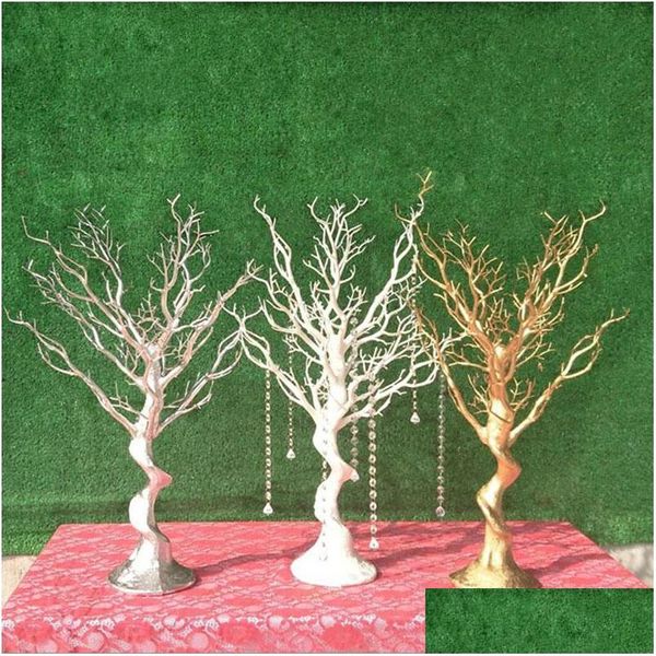 Couronnes de fleurs décoratives, nouveauté 75Cm, tige d'arbre de noël blanche, branche artificielle, tronc séché, décoration de fête Dhd6G