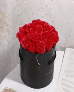 Couronnes de fleurs décoratives préservées fleur de rose éternelle dans un coffret mariage Saint Valentin Noël mères pour toujours cadeaux d'amour 3216387