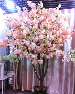 Guirnaldas de flores decorativas Flor de cerezo de seda Simulación Ramo de flores falsas Árbol artificial para el paisaje escénico DIY Weddin8290836