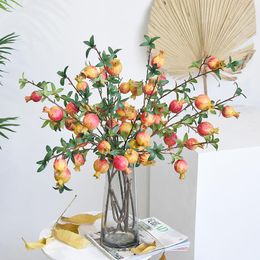 Decoratieve bloemen kransen simulatie bloem 7 granaatappel fruit nep planten woning decoratie ornamenten ornament outdoor decor tuin