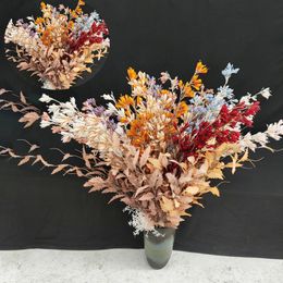 Fleurs décoratives couronnes simulation orchidée décoration mariage maison salon chambre balcon mis en place accessoires de photographie décorations artificielles