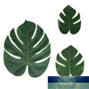 Flores decorativas Guirnaldas Hojas de palma tropical Planta Imitación Hoja-Hawaiana / Luau / Decoraciones de mesa para fiestas en la jungla (144PCS) 1 Precio de fábrica diseño experto Calidad