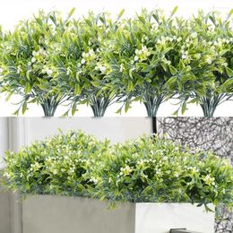 Decoratieve bloemen Yan Kunstmatige buiten UV-bestendig Geen vervaging Binnen Hangende planten voor raamdoos Tuin Veranda Woondecoratie