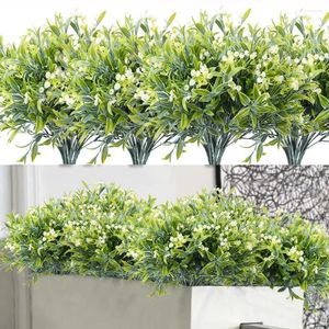 Decoratieve bloemen Yan Kunstmatige buiten UV-bestendig Geen vervaging Binnen Hangende planten voor raamdoos Tuin Veranda Woondecoratie