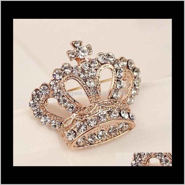 Vêtement décoratif cristal pour femmes mariage mariée brillant strass couronne robe broche Zdms5 broches broches O6Dth243z