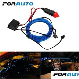 Lumi￨res d￩coratives 2m 12V LED Cold Car Striangs de lumi￨re