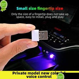 Decoratieve lichten Autolicht Mini USB LED Interior Atmosfeer Noodverlichting PC Colorf Lamp Accessoires Drop levering Mobiles Moto DHJ0s