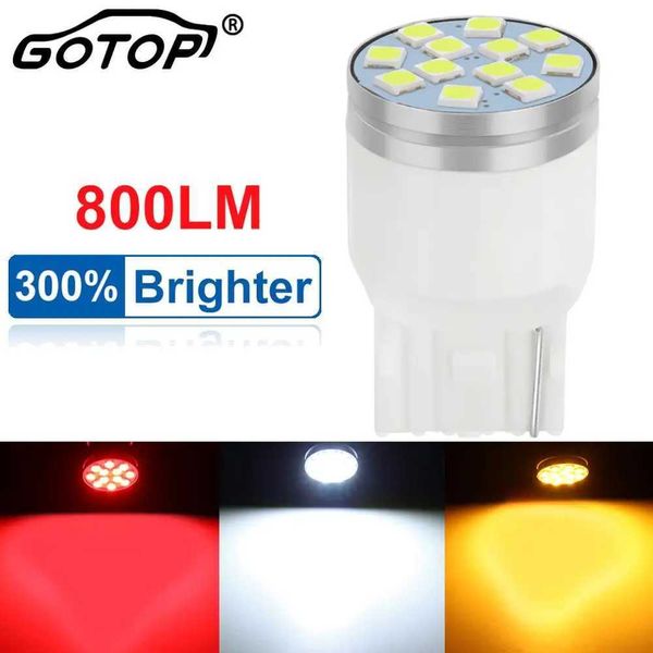 Luces decorativas PCS T WW Bombillas LED Señal de giro del automóvil Lámpara de marcha atrás LM Auto SMD Chips V Blanco Rojo Ámbar