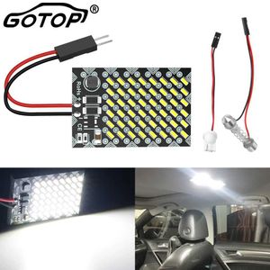 Luces decorativas SMD PCS Festoon LED Auto Panel Luz Lectura Domo Bombilla Interior del automóvil Lámpara de techo T WW CW Base adaptadora