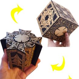 Objets décoratifs Figurines 1 Hellraiser Cube Puzzle Box Amovible Lament Horror Film Series Fl Fonction Aiguille Props Modèle Ornam Dhtgt