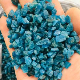 Objets décoratifs Figurines 100g cristal naturel Apatite bleue et minéral Reiki guérison gemme fabrication de bijoux spécimen