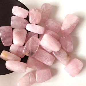 Decoratieve objecten Figurines 100G Natuurlijk roze poeder Crystal Gravel Rock Madagascar Rose Quartz Gemstone Mineral Specimen Decoratie -energie