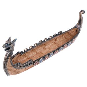 Decoratieve objecten Figurines 1 st Retro wierook Traditioneel ontwerp Dragon Boat wierook stokhouder hand gesneden carving censer ornamenten 230821