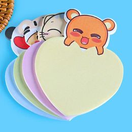 Decoratieve objecten Figurines 20 PCS -stickers Leuke Kawaii Animal Sticky Notes Post Notepad Memo Pads Stationery Office School STICE Geclassificeerd 230204