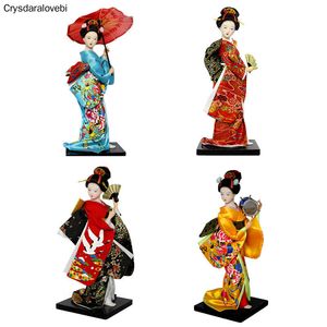 Objets décoratifs Figurines 25cm kawaii statuette japonaise Geisha Dolls kimono belle fille collection Home Decor Home Miniature Gift 230307