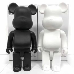 Objets décoratifs Figurines 28cm 400% Bearbrick Bearbrick Action Figures DIY Paint ours Brick Toys violents Ours Ours