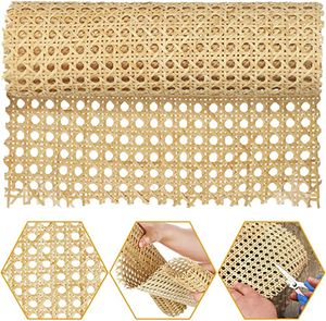 Decoratieve objecten Figurines 30-70 cm Rattan Webbing Echte Indonesisch Rattan Roll Wall Decoration Furniture Reparatie Materiaal 230818