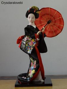 Decoratieve objecten Figurines 30cm statuette etnische Japanse geisha poppen kimono poppen Belle Girl Lady Collection Home Decoration Miniature Figurines 230816