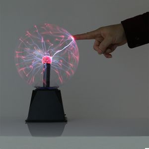 Decoratieve objecten Figurines 38inch Nieuwheid Plasma Ball Voice Control Touch Lamp Led Night Light Home Decor Birthday Christmas Cadeau voor kinderen 220928