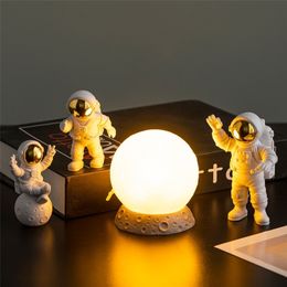 Decoratieve objecten Figurines 3pc Home Decoratie Kawaii Room Decor Astronauta Office Desk Accessoires Astronaut Boekjes Bijlage Kinderen Decor ornamenten 220928