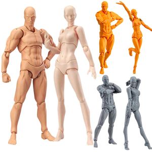 Decoratieve objecten Figurines Artist Art Painting Anime Figuur Sketch Draw man Mannelijk Vrouw verplaatsbaar lichaam Chan Joint Figuur speelgoedmodel Draw Mannequin 230210