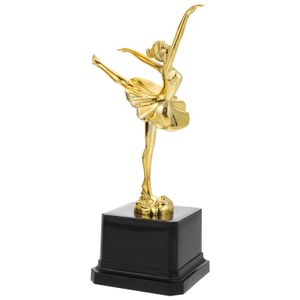 Decoratieve objecten Figurines Ballet Dance Trophy Cup Gold Award Cups Plastic Trofeeën Party Gunsten 230818
