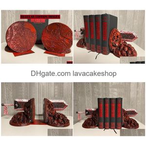 Objets décoratifs Figurines Serre-livres Berserk Furious Dragon Slayer Ornement en résine Étagère de bureau Porte-livres Décoration de la maison Dhhzh