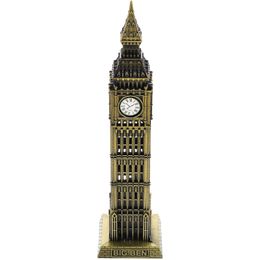 Objets décoratifs Figurines Big Ben Modèle de construction Statue architecturale Londres Statues en métal Sculptures Alliage Sculpture Bronze Tour de l'horloge Repères 230210