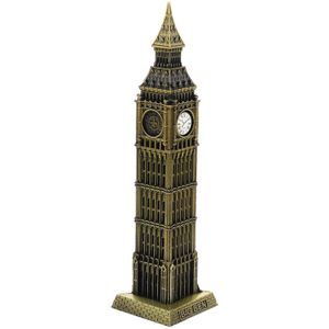 Objets décoratifs Figurines Big Ben angleterre modèle de construction en métal ornement monuments à Londres monument décoration 231114