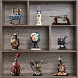 Decoratieve objecten Figurines boekenkast kleine ornamenten American Retro Home Decoration Bar Coffee Shop Bookshelf Props Office Wine Cabinet Statue 221129