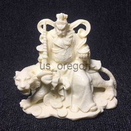 Oggetti decorativi Figurine Stile cinese Zhao Gongming God of Wealth Statue Materiale naturale scultura di arte moderna Highend decorazioni per la casa artigianato Statuetta