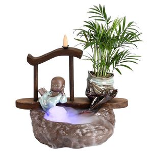 Decoratieve objecten beeldjes creatieve keramische vloeiende water ornamenten Chinese zen lucky feng shui woonkamer desktop pulverization humidi