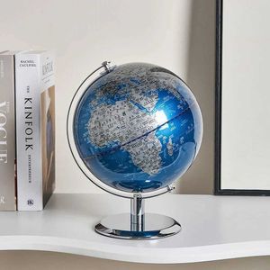 Decoratieve objecten Figurines Creative Home Decoration Blue Earth Interior Decoration Desk Accessoires Geografie Onderwijs Accessoires Indoor Ornamenten T24050