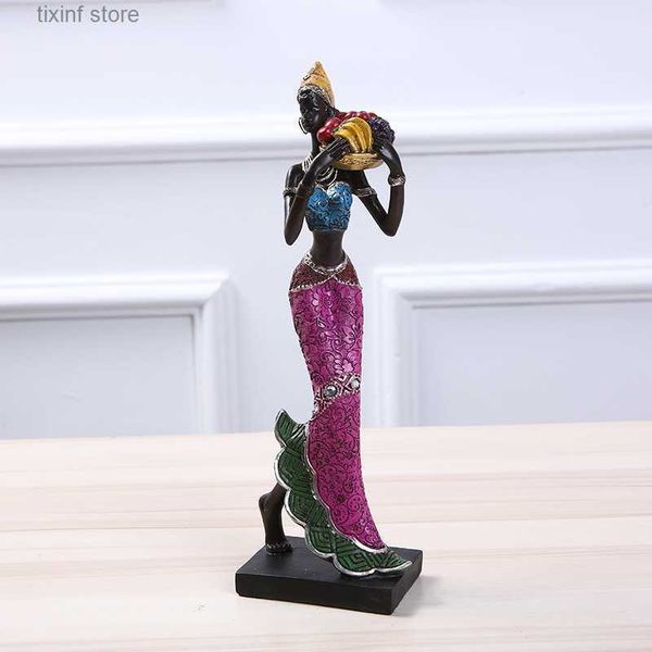 Objets décoratifs Figurines décorations créatives pour la maison cadeaux d'affaires belles femmes coutumes ethniques artisanat en résine T240306