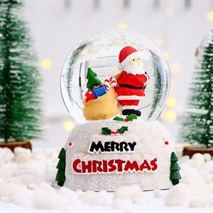 Objets décoratifs Figurines boule de cristal veilleuse lampe noël boule de neige ornement décor à la maison cadeau 231122
