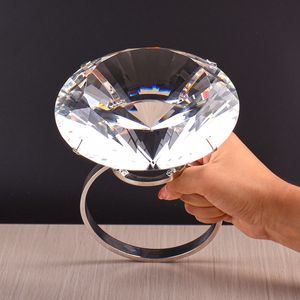 Objets décoratifs Figurines Cristal Gros Diamant Cadeau De Mariage Bague Proposition Saint Valentin Confession Envoyer Petite Amie Anniversaire Décorations Maison Decore 230406